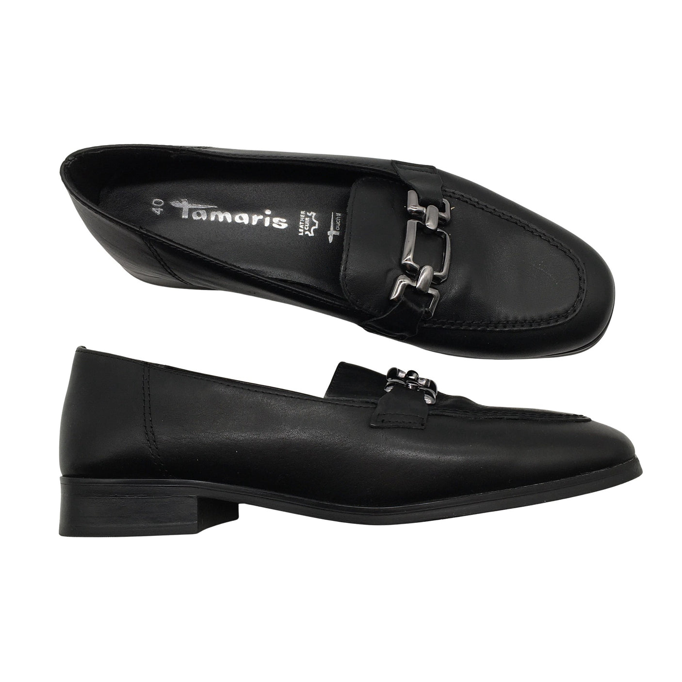 Unisex Tamaris - Loafers, size 40 - Black (1)