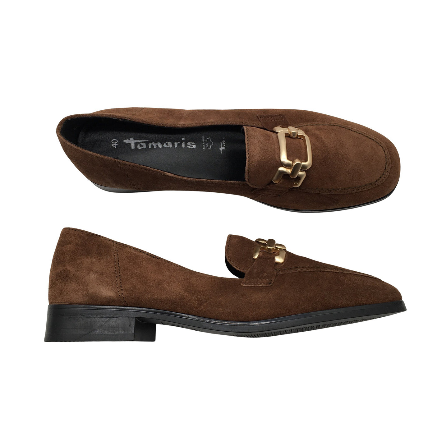 Unisex Tamaris - Loafers, size 40 - Brown (1)