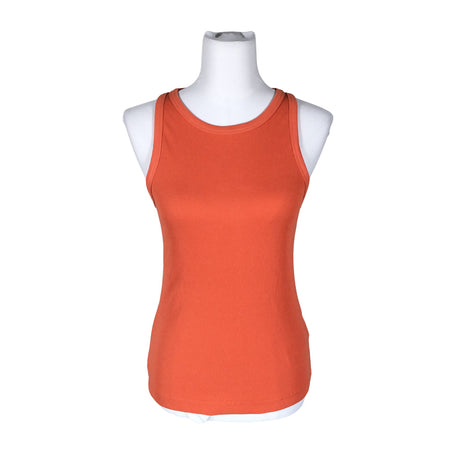 Unisex Knowledge Cotton Apparel - Tricot tank top, size 40 - Orange ()