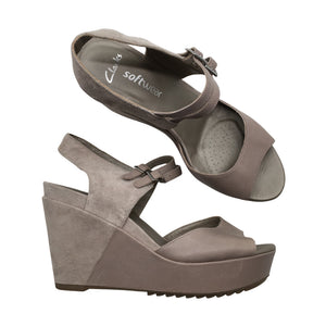 Unisex Clarks - Wedge sandals, size 40 - Beige (1)