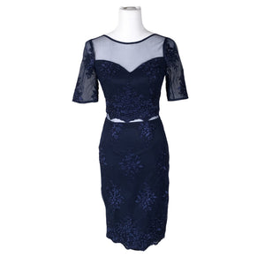 Unisex Chi Chi London - Party dress, size 34 - Blue (1)