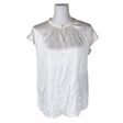 Unisex Lene Sand - Short-sleeved blouse, size 38 - White ()