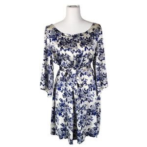 Unisex Muotikuu - Schiffon dress, size 36 - Blue (1)