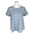 Unisex Benetton - Short-sleeved blouse, size 38 - Light blue ()