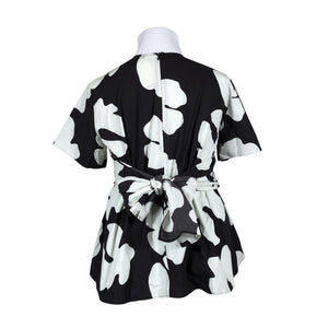 Unisex Marimekko - Short-sleeved blouse, size 46 - Gray (2)