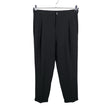 Unisex Benetton - Straight leg trousers, size 38 - Black ()