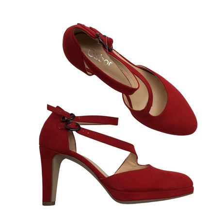 Unisex Gabor - High heels, size 38 - Red ()
