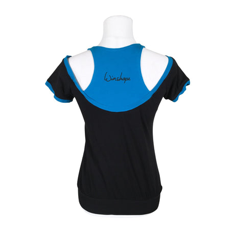 Unisex Winshape - Sports shirt, short sleeve, size 38 - Black (2)