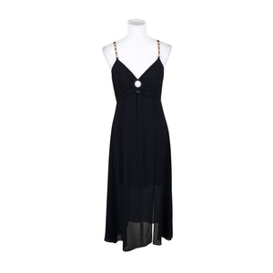 Unisex Morgan - Schiffon dress, size 40 - Blue (1)