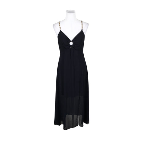 Unisex Morgan - Schiffon dress, size 40 - Blue ()