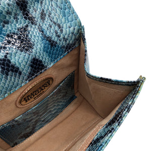 Unisex Francesco Rogani - Handbag, size Mini - Blue (3)