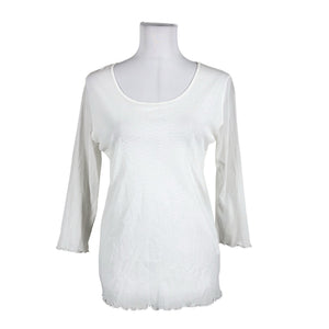 Unisex Eleonora Amadei - Tricot shirt, size 44 - White (1)