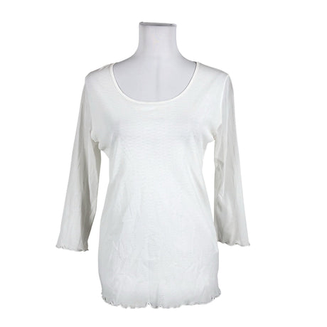 Unisex Eleonora Amadei - Tricot shirt, size 44 - White ()