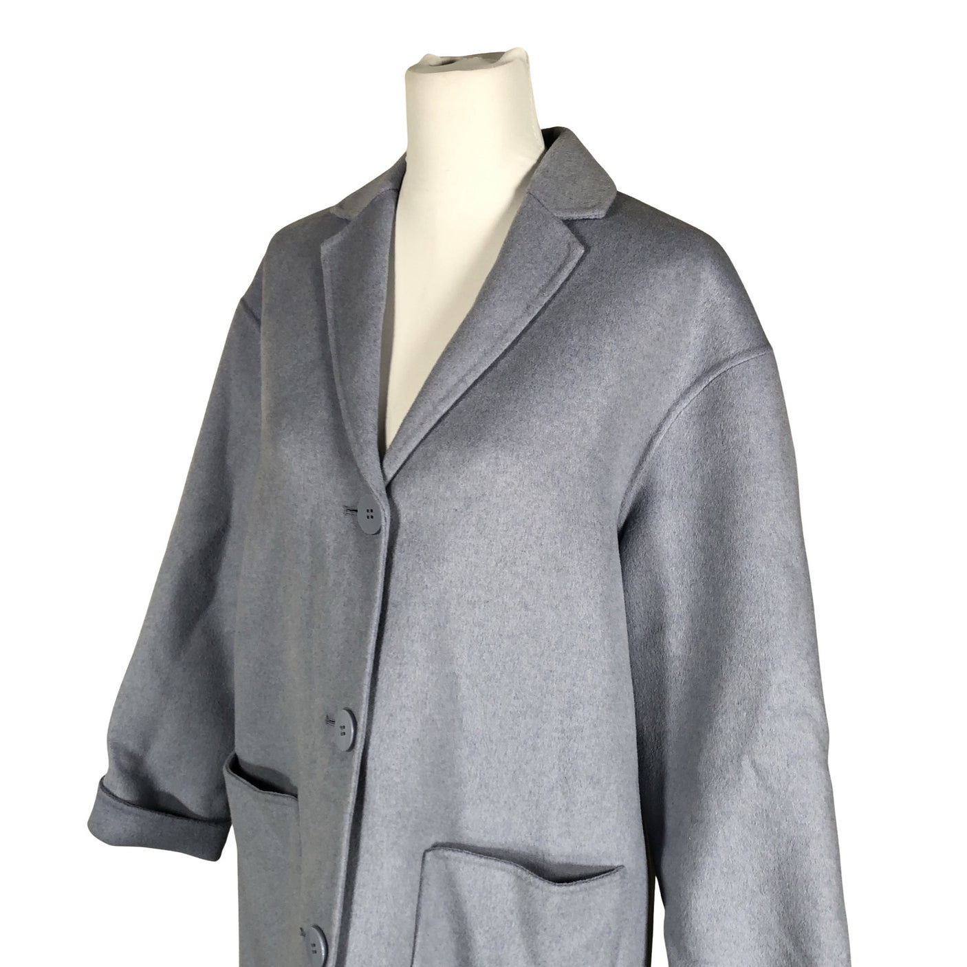 Unisex Esprit - Wool coat, size 38 - Light blue (3)
