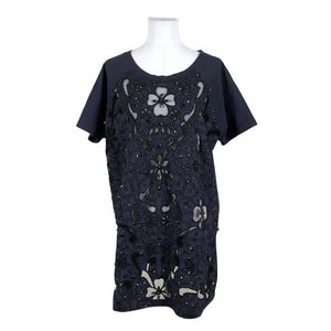 Unisex Valerie Khalfon - Tricot tunic, size 40 - Blue (1)