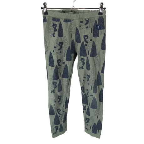 Unisex Polarn O. Pyret - Tricot pants, size 122 - 128 - Green ()