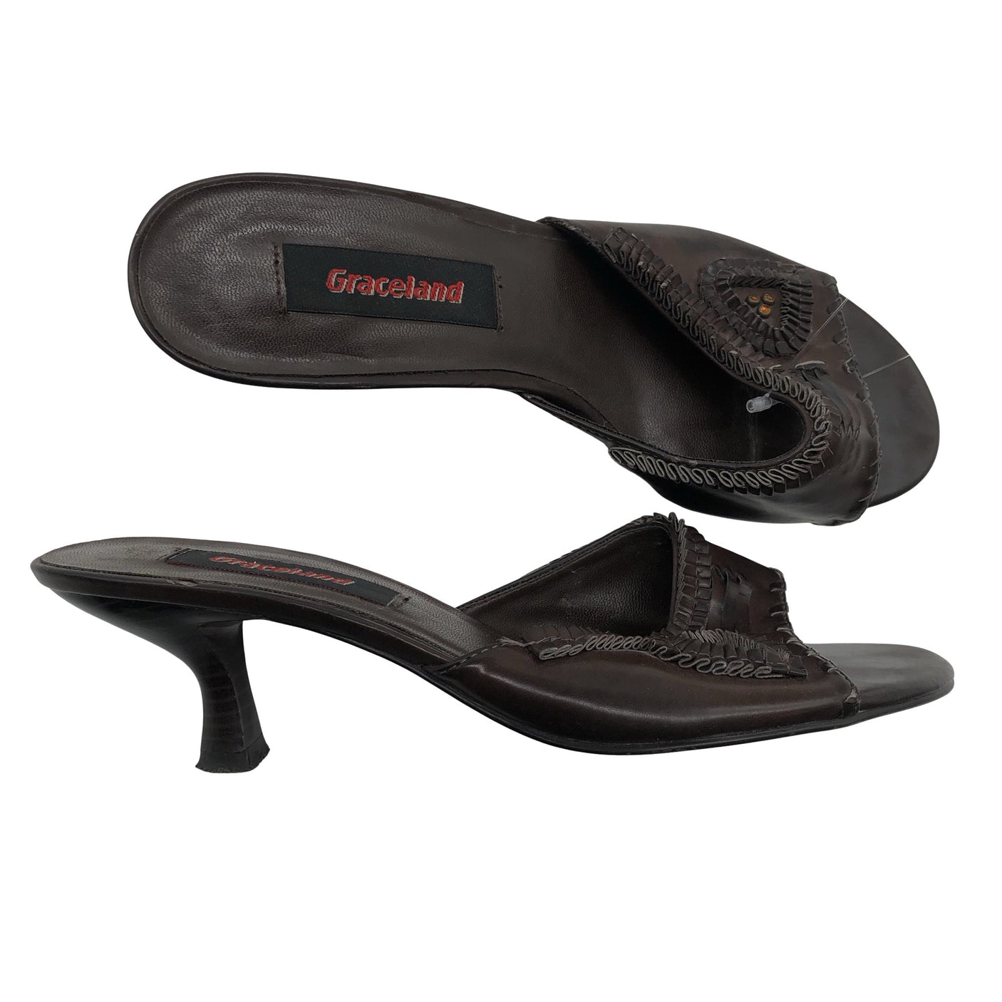 Unisex Graceland - Heeled sandals, size 38 - Brown (1)