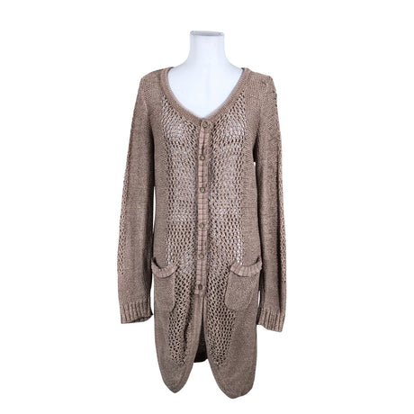 Unisex Cream - Cardigan, size 36 - Brown ()