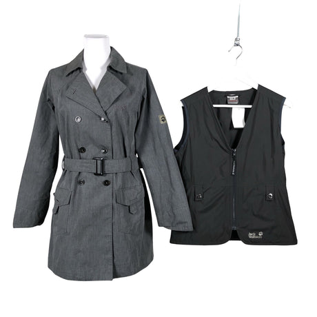 Unisex Jack Wolfskin - Outdoor jacket, size 38 - Gray ()