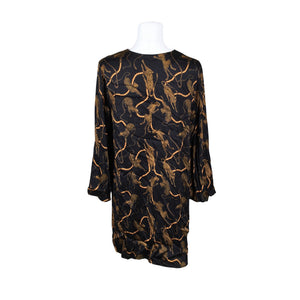 Unisex Uhana Design - Schiffon dress, size 40 - Black (2)