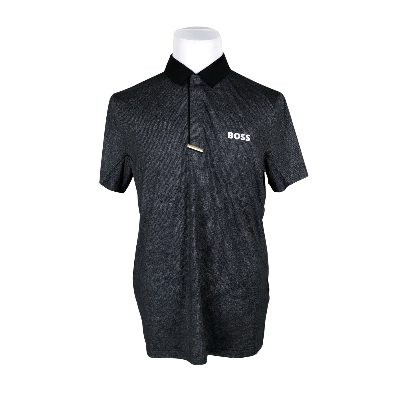 Unisex Hugo Boss - Sports shirt, short sleeve, size L - Gray (1)