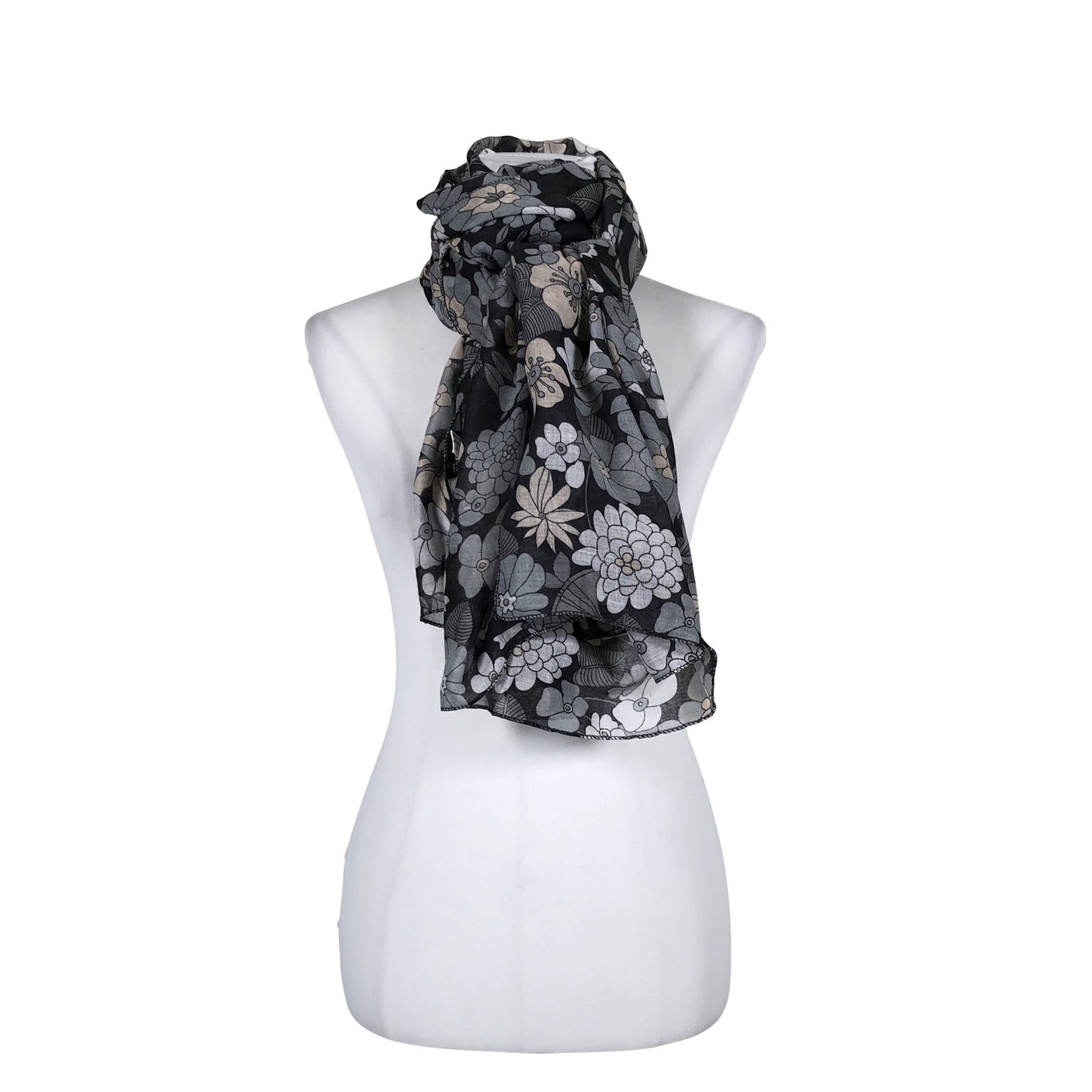 Unisex Your Face - Scarf, size Maxi - Gray (1)