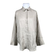 Unisex Lindex - Collared shirt, size 42 - Beige ()