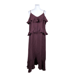 Unisex Lindex - Dress, size 38 - Wine red (1)
