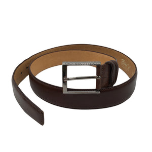 Unisex Nini's - Leather belt, size Ei kokoa - Brown (1)