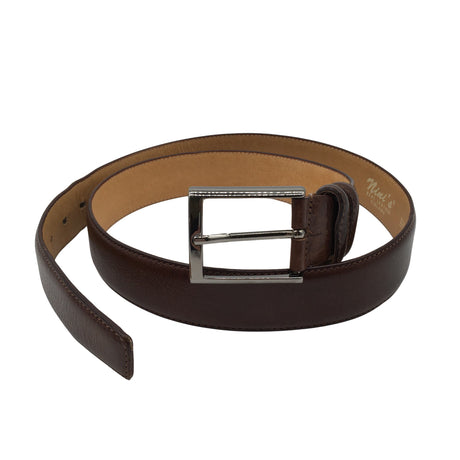 Unisex Nini's - Leather belt, size Ei kokoa - Brown ()