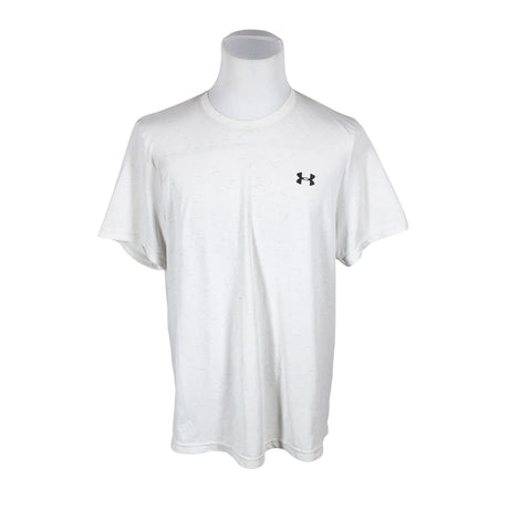 Unisex Under Armour - Sports shirt, short sleeve, size XXL - White ()