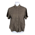Unisex Samsoe&Samsoe - Short-sleeved blouse, size 40 - Brown ()
