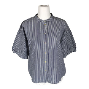 Unisex My Essential Wardrobe - Short-sleeved blouse, size 38 - Blue (1)