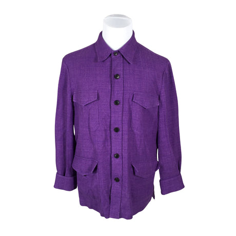 Unisex SuitSupply - Collared shirt, size XXL - Violet ()