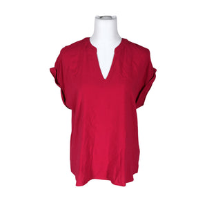 Unisex Tom Tailor - Short-sleeved blouse, size 40 - Red (1)