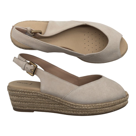 Unisex Geox - Wedge sandals, size 39 - Beige ()