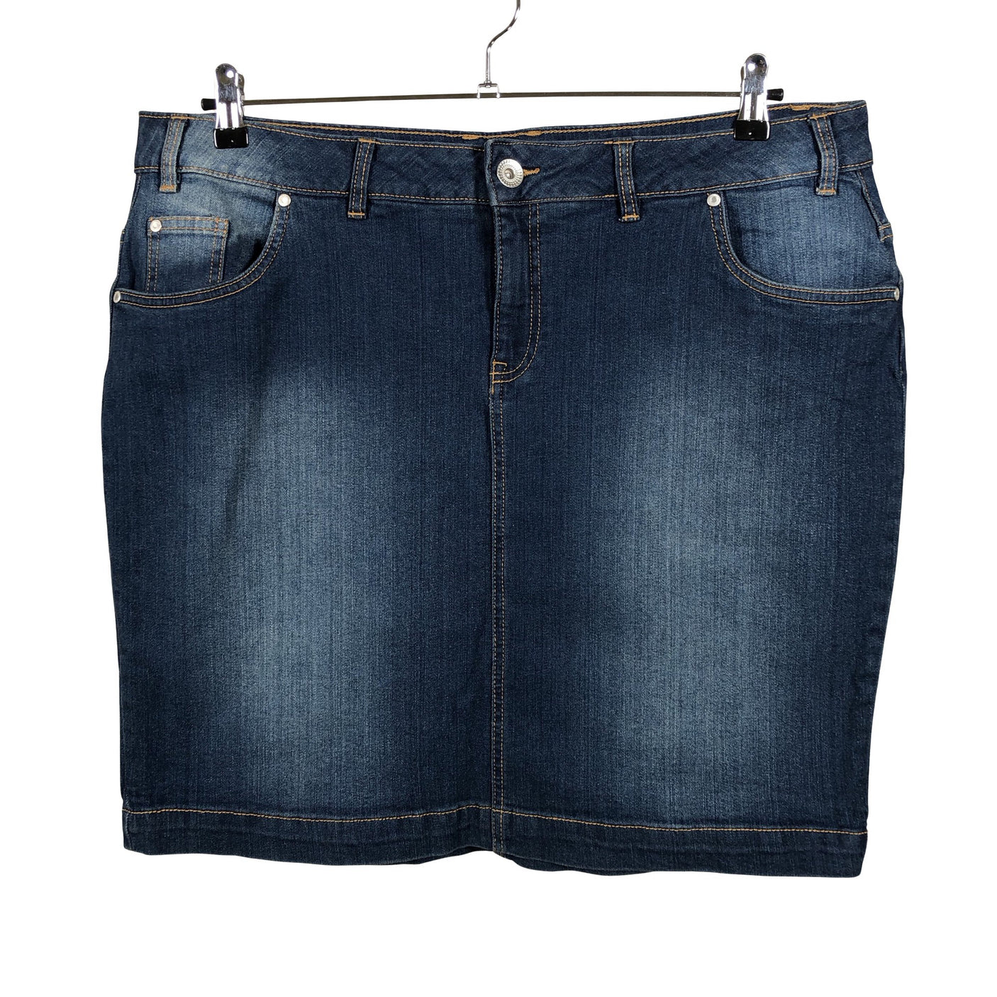 Unisex Zizzi - Denim skirt, size 50 - Blue (1)
