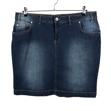 Unisex Zizzi - Denim skirt, size 50 - Blue ()