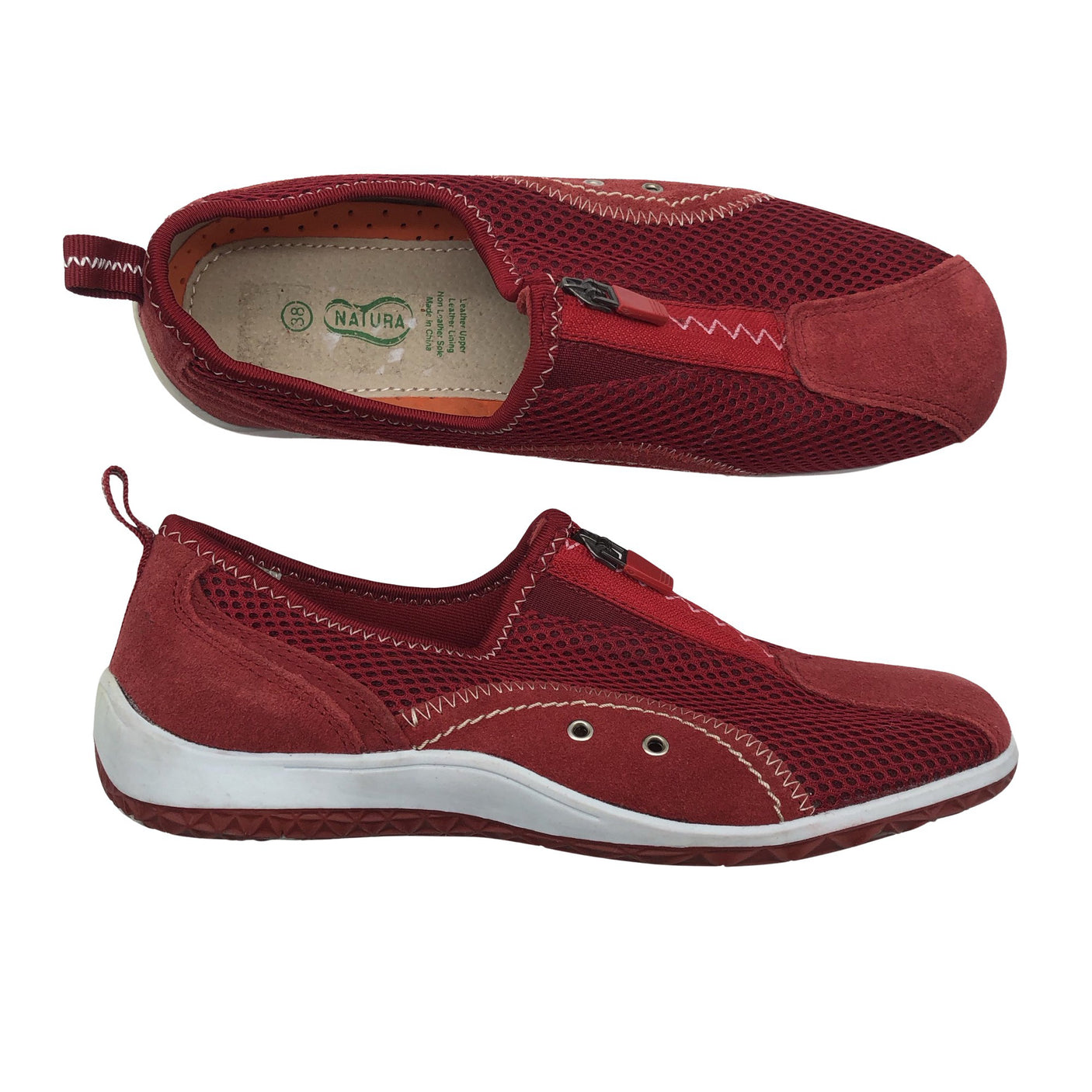 Unisex Natura - Loafers, size 38 - Red (1)