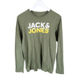 Unisex Jack & Jones - Tricot shirt, size 170 - 176 - Green ()