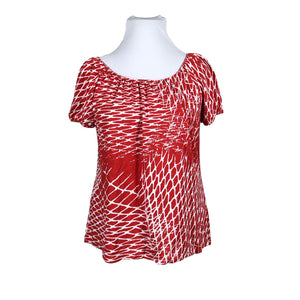 Unisex Nanso - Short-sleeved blouse, size 42 - Red (1)