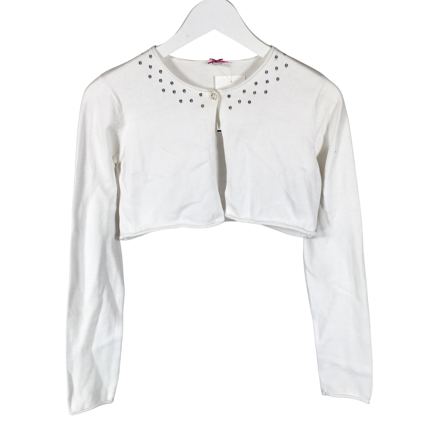 Unisex Esprit - Knit bolero jacket, size 152 - 158 - White (1)