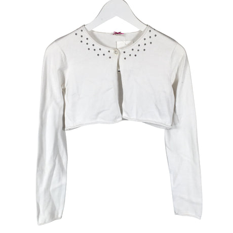 Unisex Esprit - Knit bolero jacket, size 152 - 158 - White ()