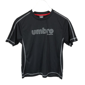 Unisex Umbro - Sports shirt, short sleeve, size 146 - 152 - Black (1)