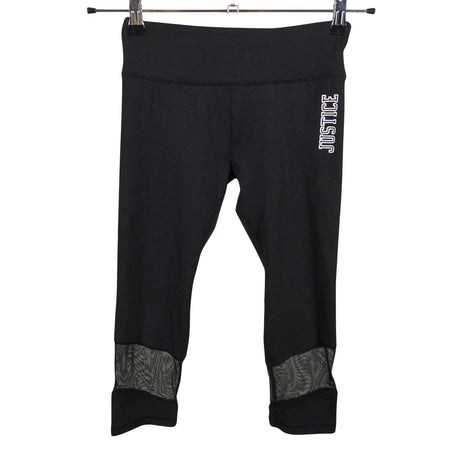Unisex Justice - Sports capri pants, size 152 - 158 - Black ()