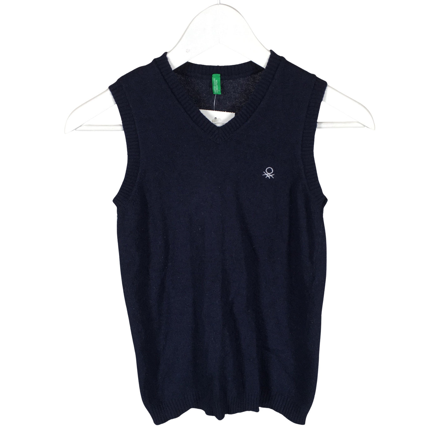 Unisex Benetton - Knit vest, size 134 - 140 - Blue (1)