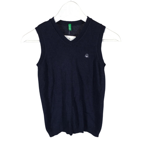 Unisex Benetton - Knit vest, size 134 - 140 - Blue ()