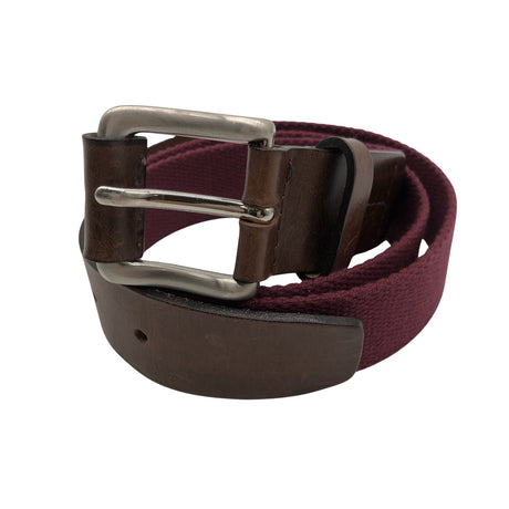 Unisex Charles Tyrwhitt - Fabric belt, size Ei kokoa - Wine red ()