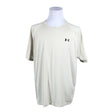 Unisex Under Armour - Sports shirt, short sleeve, size XXL - Beige ()