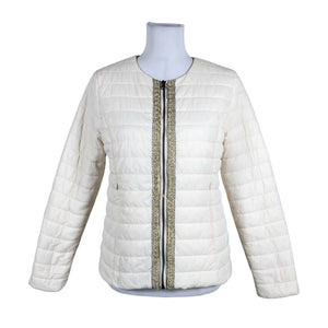 Unisex Cream - Lightly padded jacket, size 36 - Natural white (1)